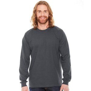 American Apparel Unisex Fine Jersey Long Sleeve T Shirt - 2007 - Asphalt